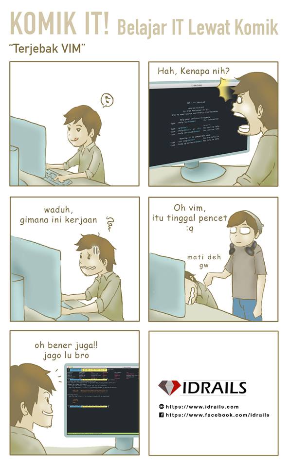 Meme Keluar dari VIM